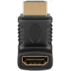 Adaptador de cabo de vídeo HDMI Goobay 65744 preto conector fêmea de alta qualidade