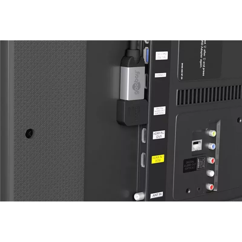 Adaptador de cabo de vídeo HDMI Goobay Type-A Standard preto 65745