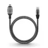 Adaptador Goobay USB-C para RJ-45 10m preto prateado