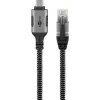 Adaptador Goobay USB-C para RJ-45 10m preto prateado