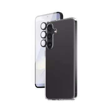 PanzerGlass SAFE. by ® Pack 3 em 1 Samsung Galaxy S24+ resistente a riscos e choques