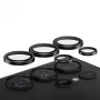 PanzerGlass ® Hoops® Vidro protetor de objetiva de câmara preto Samsung Galaxy S24 Ultra