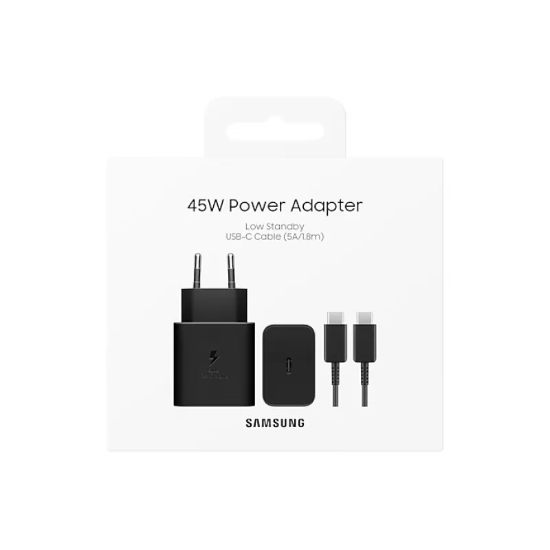 Samsung EP-T4511XBEGWW carregador móvel universal preto AC carregamento rápido interior
