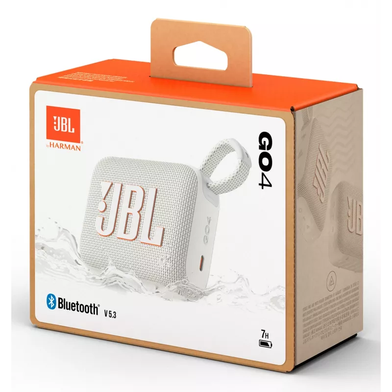 JBL Go 4 Altifalante portátil mono branco 4,2 W