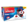 Sistema de limpeza Vileda Turbo Smart depósito único preto vermelho 166140