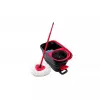 Sistema de limpeza Vileda Turbo Smart depósito único preto vermelho 166140