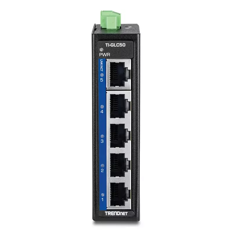 Switch não gerido Trendnet TI-GLC50 Gigabit Ethernet 5 portas preto