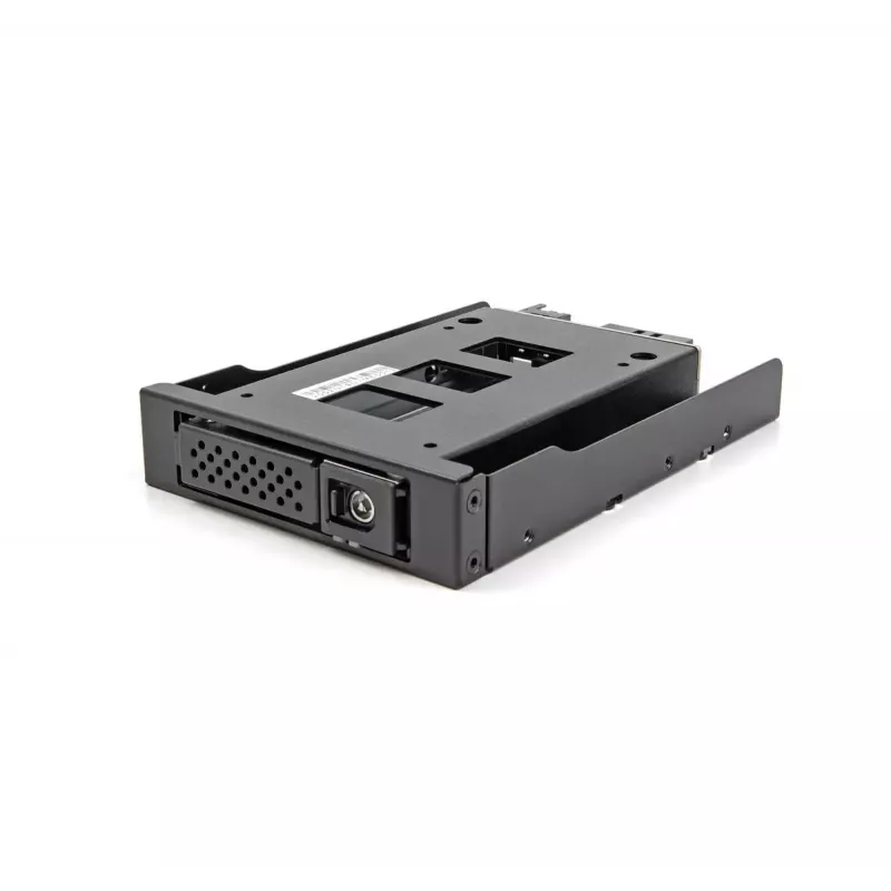 Moldura de montagem DeLOCK 3,5 polegadas moldura metálica para baía slim Mobile Rack preto