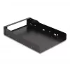 Moldura de montagem DeLOCK 3,5 polegadas moldura metálica para baía slim Mobile Rack preto