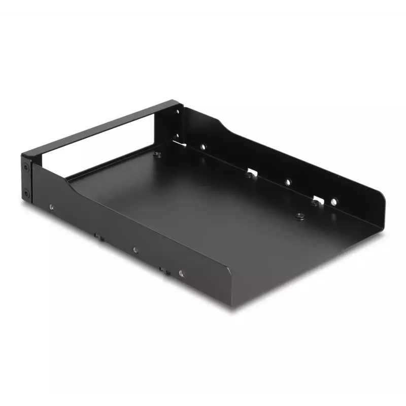 Moldura de montagem DeLOCK 3,5 polegadas moldura metálica para baía slim Mobile Rack preto