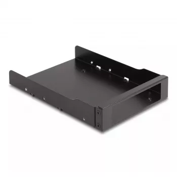 Moldura de montagem DeLOCK 3,5 polegadas moldura metálica para baía slim Mobile Rack preto