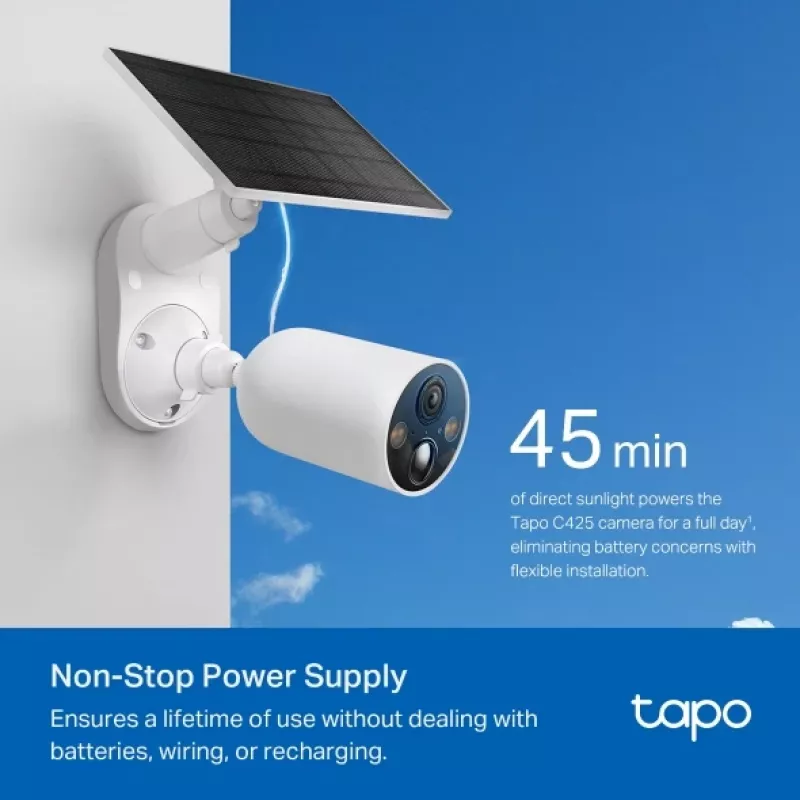 Câmara de vigilância IP TP-Link Tapo C425 KIT sem fios exterior