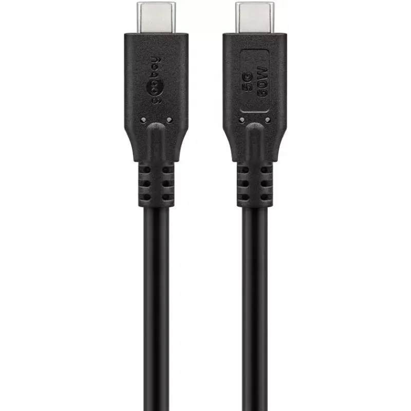 Cabo USB Goobay 74728 USB 3.2 Gen 1 2 m USB-C preto