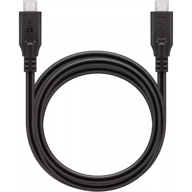 Cabo USB Goobay 74204 USB 3.2 Gen 1 0,5 m USB-C preto