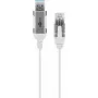 Adaptador de cabo Goobay 74382 USB 3.0 Type-A RJ45 branco 7,5 m