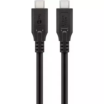 Cabo USB Goobay 74196 USB4 Gen 2x2 1,5 m USB-C preto