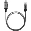 Goobay Cabo Ethernet USB-C 3.1 para RJ45 Slim, 1,5 m, preto (74402)