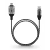 Goobay Cabo Ethernet USB-C 3.1 para RJ45 Slim, 1,5 m, preto (74402)
