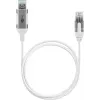 Adaptador de cabo Goobay 74378 USB 3.0 Type-A RJ45 1,5 m branco