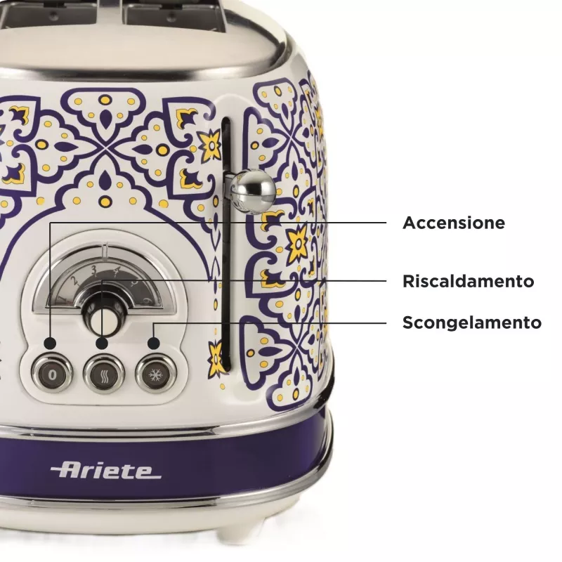 Ariete Capri 00C01550CAR0 torradeira, 2 fatias