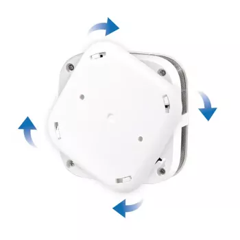 Detetor de fumo LOGILINK SC0018 — reflexão fotoelétrica, sem fios, a pilhas, pilha de 10 anos, 76×28,5 mm