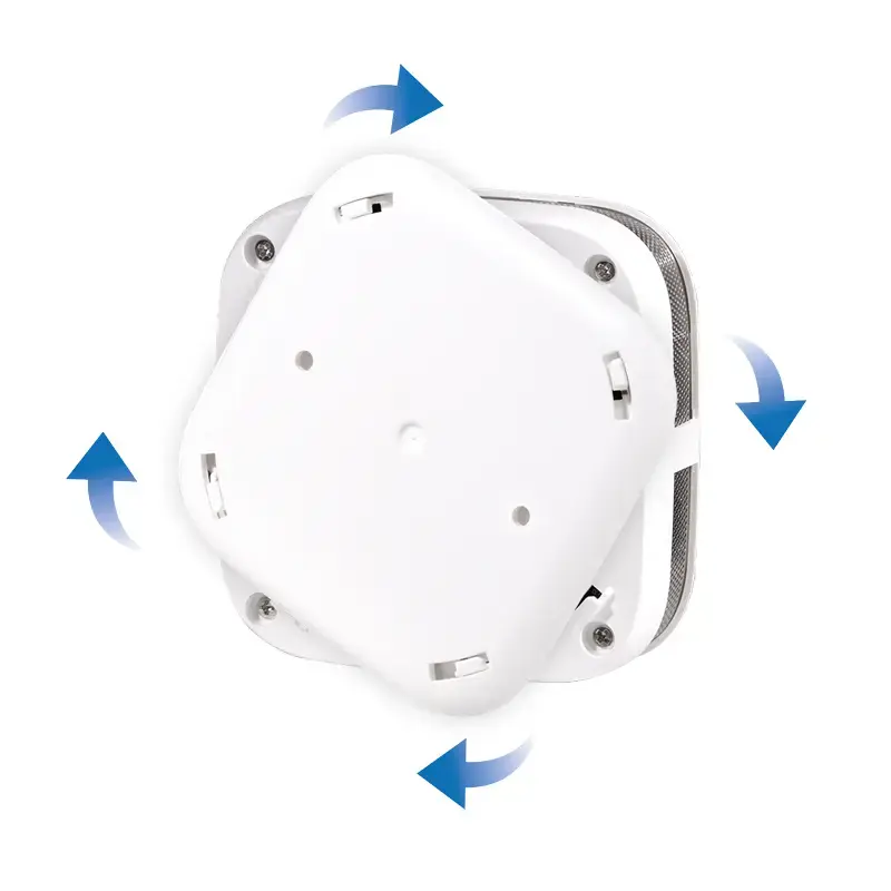 LogiLink SC0018 detetor de fumo, bateria de 10 anos, EN14604, quadrado