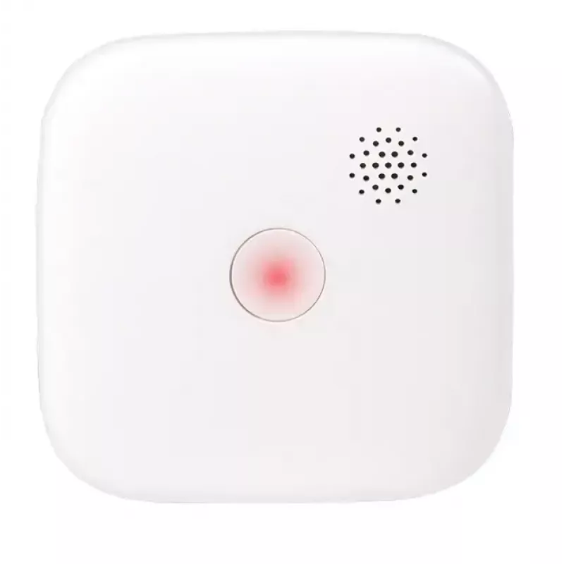 LogiLink SC0018 detetor de fumo, bateria de 10 anos, EN14604, quadrado