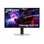 Monitor Samsung G81SF 68,6 cm (27 polegadas) 3840 x 2160 4K Ultra HD OLED prateado