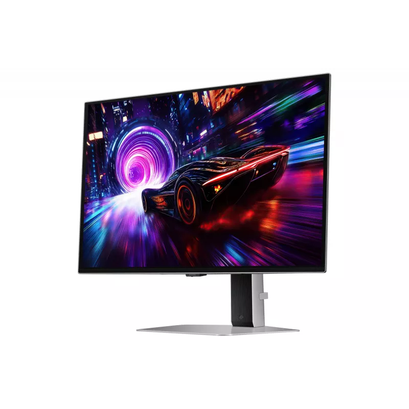 Monitor Samsung G81SF 68,6 cm (27 polegadas) 3840 x 2160 4K Ultra HD OLED prateado
