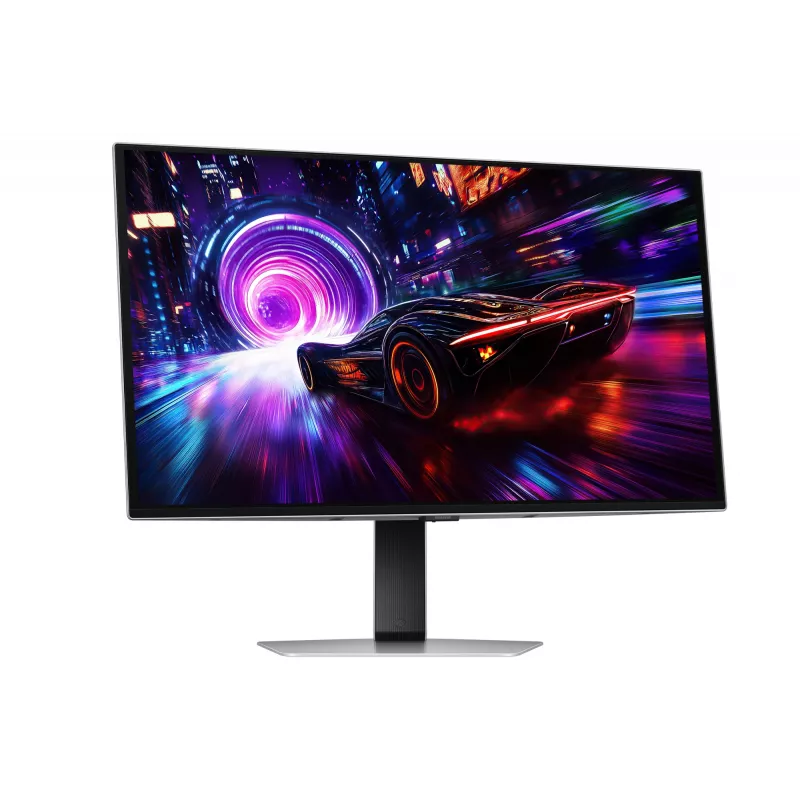 Monitor Samsung G81SF 68,6 cm (27 polegadas) 3840 x 2160 4K Ultra HD OLED prateado