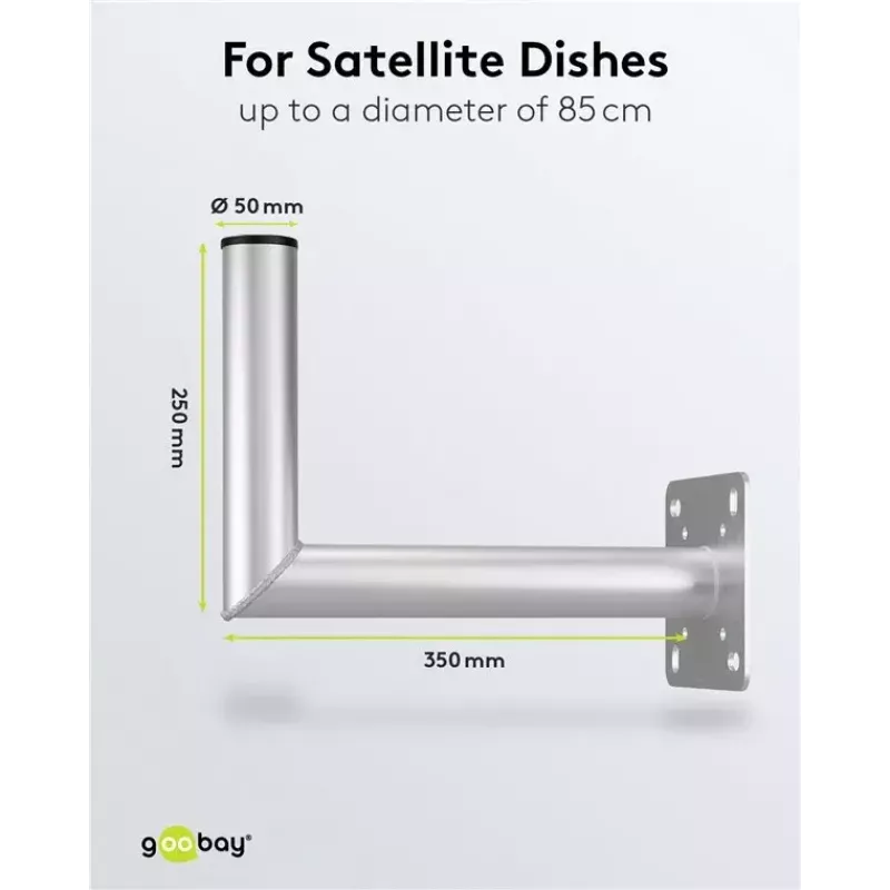 Suporte de parede para antena parabólica Goobay 67301