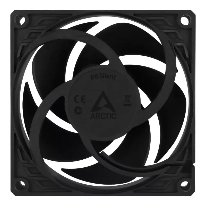 Ventoinha ARCTIC P8 Silent 80 mm silenciosa 1600 rpm pack de 5