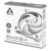 ARCTIC BioniX P120 (cinzento/branco) – ventoinha gaming de 120 mm otimizada para pressão com PWM PST