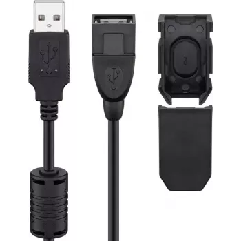Cabo USB Goobay 93284 USB 2.0 2 m USB A preto