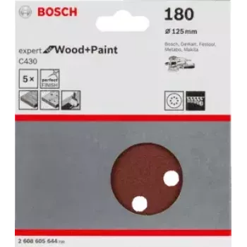 Discos de lixa Bosch C430 Expert para madeira e verniz
