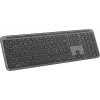Teclado Logitech K950 Signature fino Office RF Wireless Bluetooth QWERTY Dinamarquês Finlandês Nórdico Sueco grafite