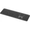 Teclado Logitech K950 Signature fino Office RF Wireless Bluetooth QWERTY Dinamarquês Finlandês Nórdico Sueco grafite