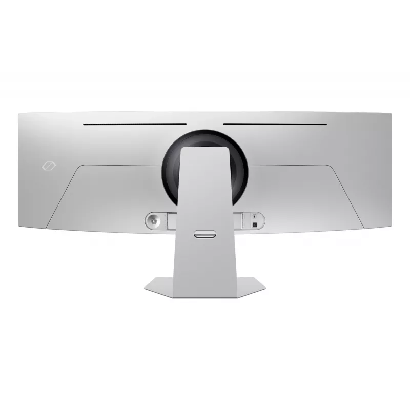 Monitor de computador Samsung G95SC 124,5 cm (49 polegadas) 5120 x 1440 Dual QHD OLED prateado