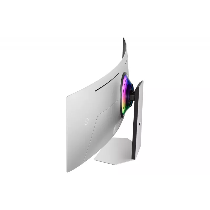 Monitor de computador Samsung G95SC 124,5 cm (49 polegadas) 5120 x 1440 Dual QHD OLED prateado