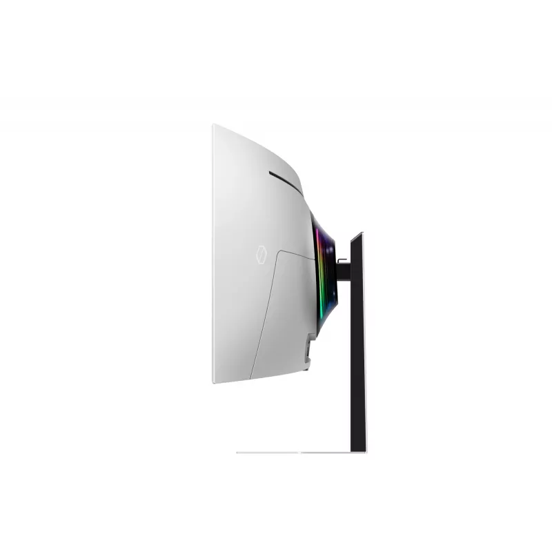 Monitor de computador Samsung G95SC 124,5 cm (49 polegadas) 5120 x 1440 Dual QHD OLED prateado