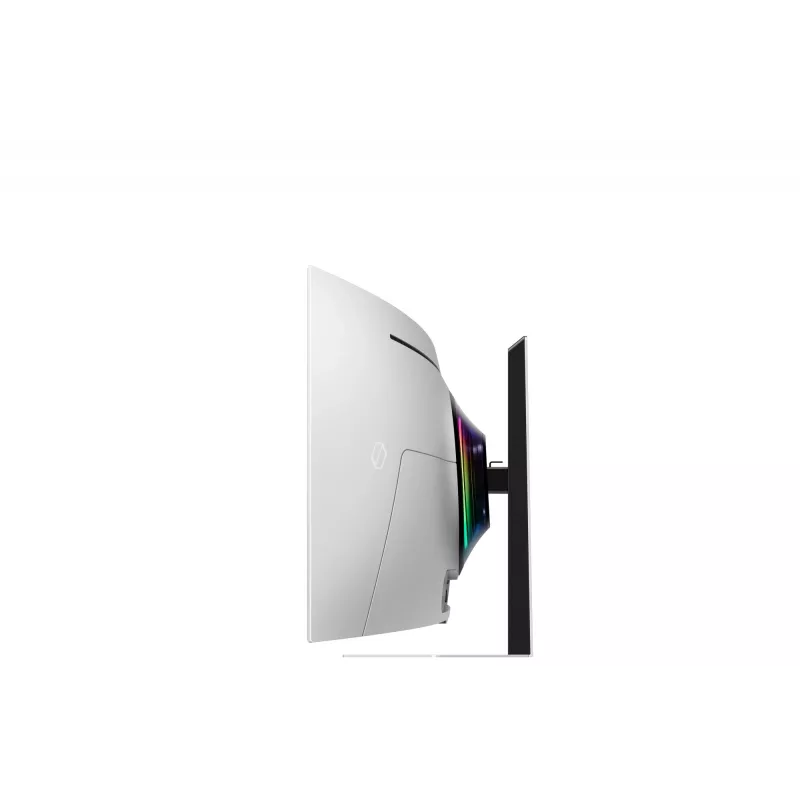 Monitor de computador Samsung G95SC 124,5 cm (49 polegadas) 5120 x 1440 Dual QHD OLED prateado