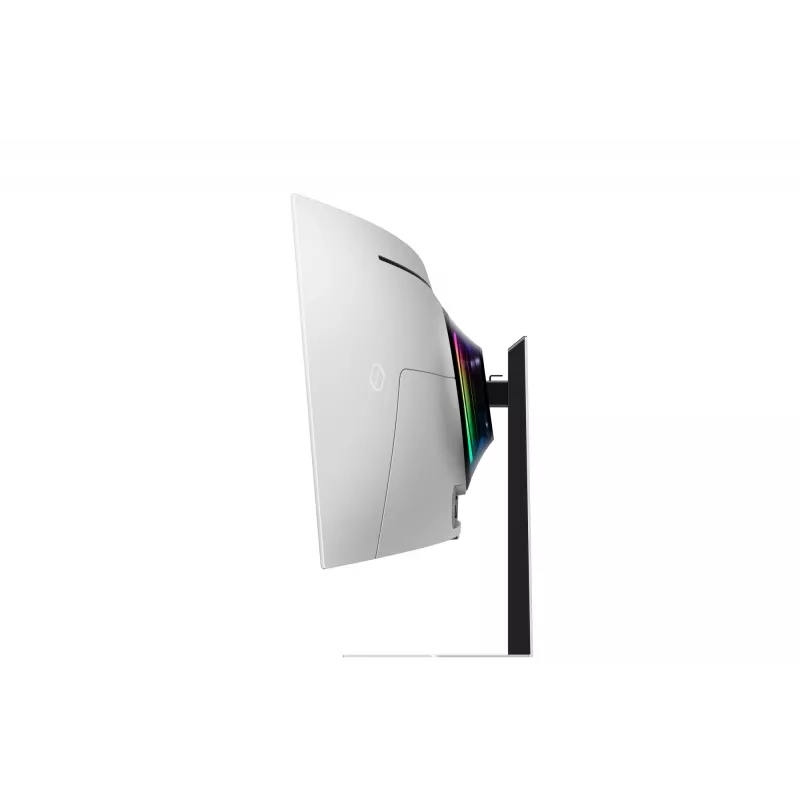 Monitor de computador Samsung G95SC 124,5 cm (49 polegadas) 5120 x 1440 Dual QHD OLED prateado