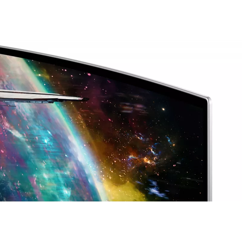 Monitor de computador Samsung G95SC 124,5 cm (49 polegadas) 5120 x 1440 Dual QHD OLED prateado