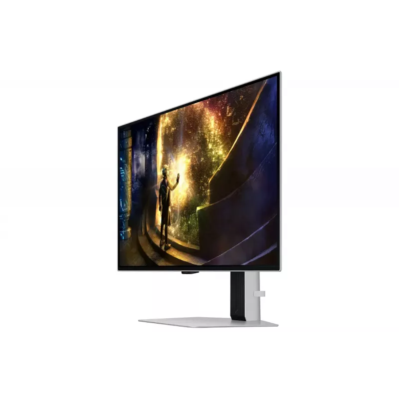Monitor de computador Samsung G61SD 68,6 cm (27 polegadas) 2560 x 1440 píxeis Quad HD OLED prateado