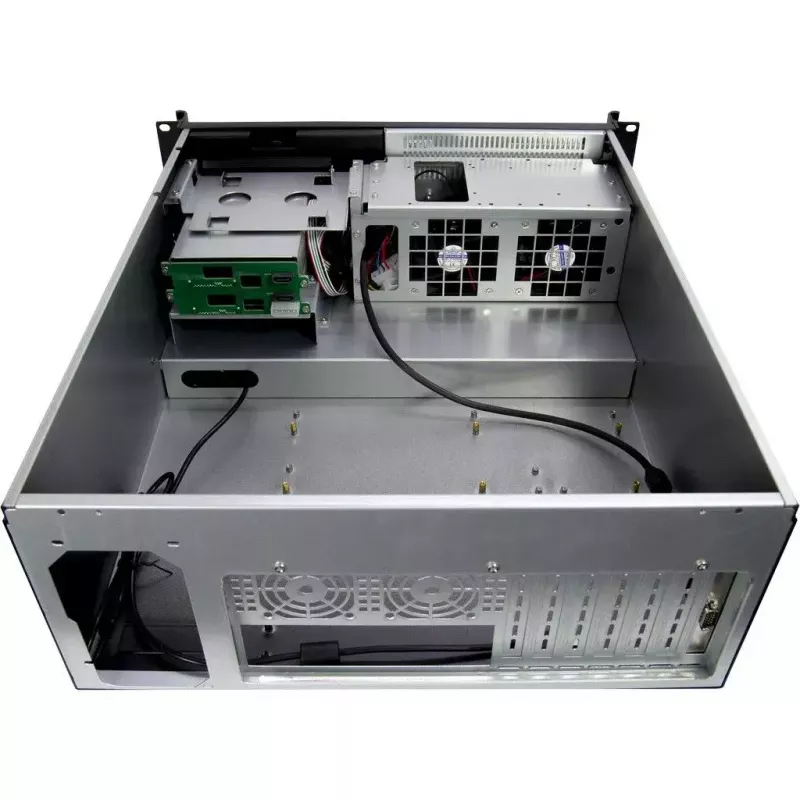 Caixa de servidor Inter-Tech 4U 4452-TFT Rack preto