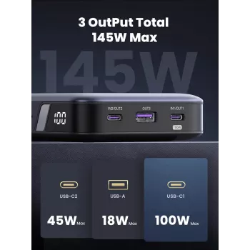 Powerbank portátil 25000 mAh Ugreen 90597A