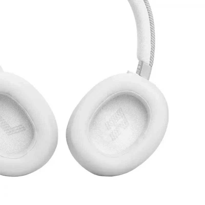 Auscultadores JBL Live 770NC over-ear, sem fios, chamadas/música, Bluetooth, branco