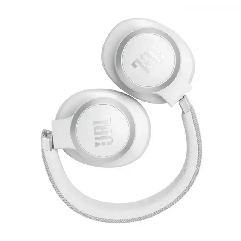 Auscultadores JBL Live 770NC over-ear, sem fios, chamadas/música, Bluetooth, branco