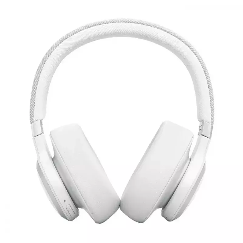 Auscultadores JBL Live 770NC over-ear, sem fios, chamadas/música, Bluetooth, branco