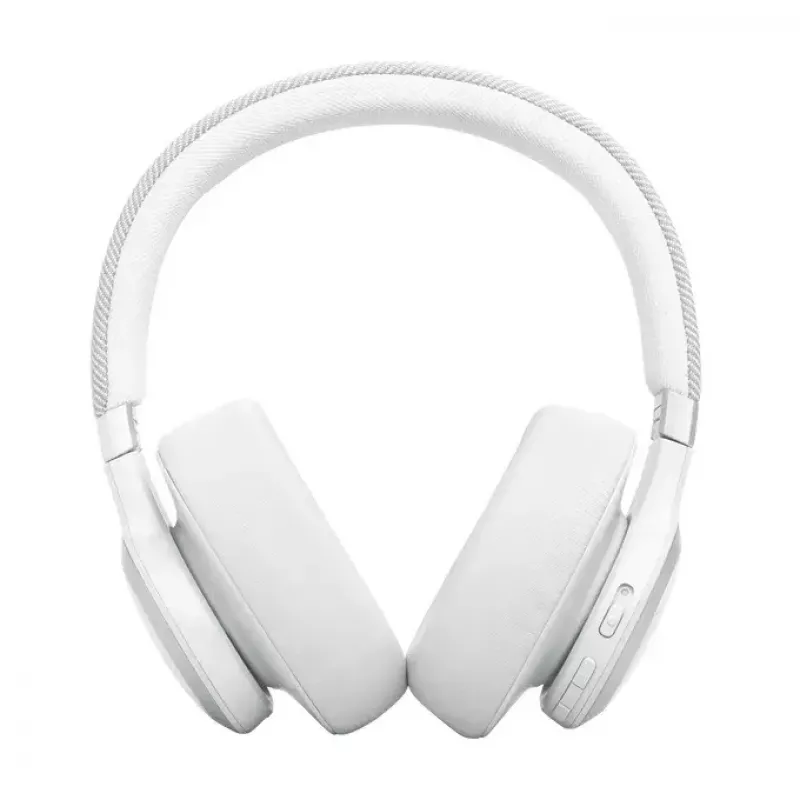 Auscultadores JBL Live 770NC over-ear, sem fios, chamadas/música, Bluetooth, branco